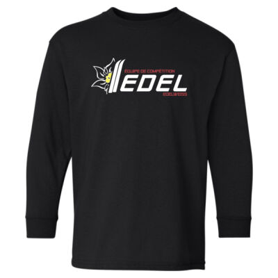 Gildan Youth Edelweiss Crest Printed Long Sleeve Thumbnail