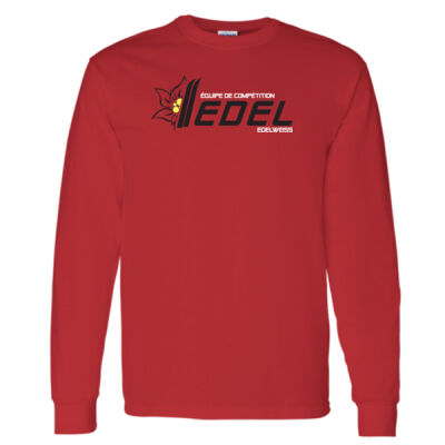 Gildan Unisex Edelweiss Crest Printed Long Sleeve Thumbnail