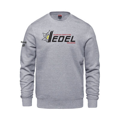 Crew Unisex Edelweiss Crest Printed Crewneck Thumbnail