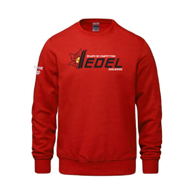 Crew Unisex Edelweiss Crest Printed Crewneck Thumbnail