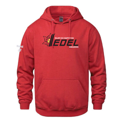 Vault Unisex Edelweiss Crest Printed Hoodie Thumbnail