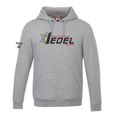 Vault Unisex Edelweiss Crest Printed Hoodie Thumbnail