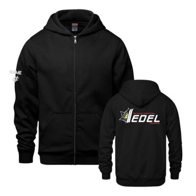 Surfer Unisex Edelweiss Crest Printed Full Zip Thumbnail