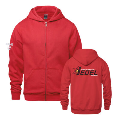 Surfer Unisex Edelweiss Crest Printed Full Zip Thumbnail