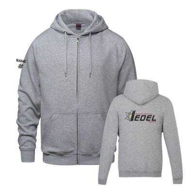 Surfer Unisex Edelweiss Crest Printed Full Zip Thumbnail