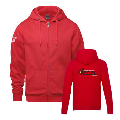 Surfer Unisex Edelweiss Crest Printed Full Zip Thumbnail