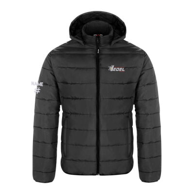 Glacial Youth Edelweiss Emblem Embroidered Puffy Jacket Thumbnail