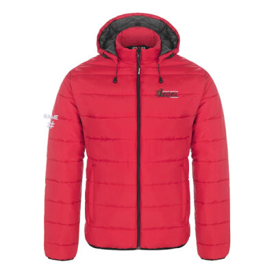 Glacial Men's Edelweiss Emblem Embroidered Puffy Jacket Thumbnail