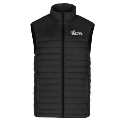 Faro Men's Edelweiss Emblem Embroidered Puffy Vest Thumbnail