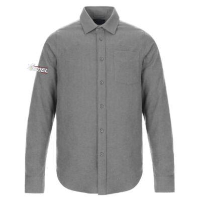 Chalet Men's Edelweiss Embroidered Flannel Shirt Thumbnail